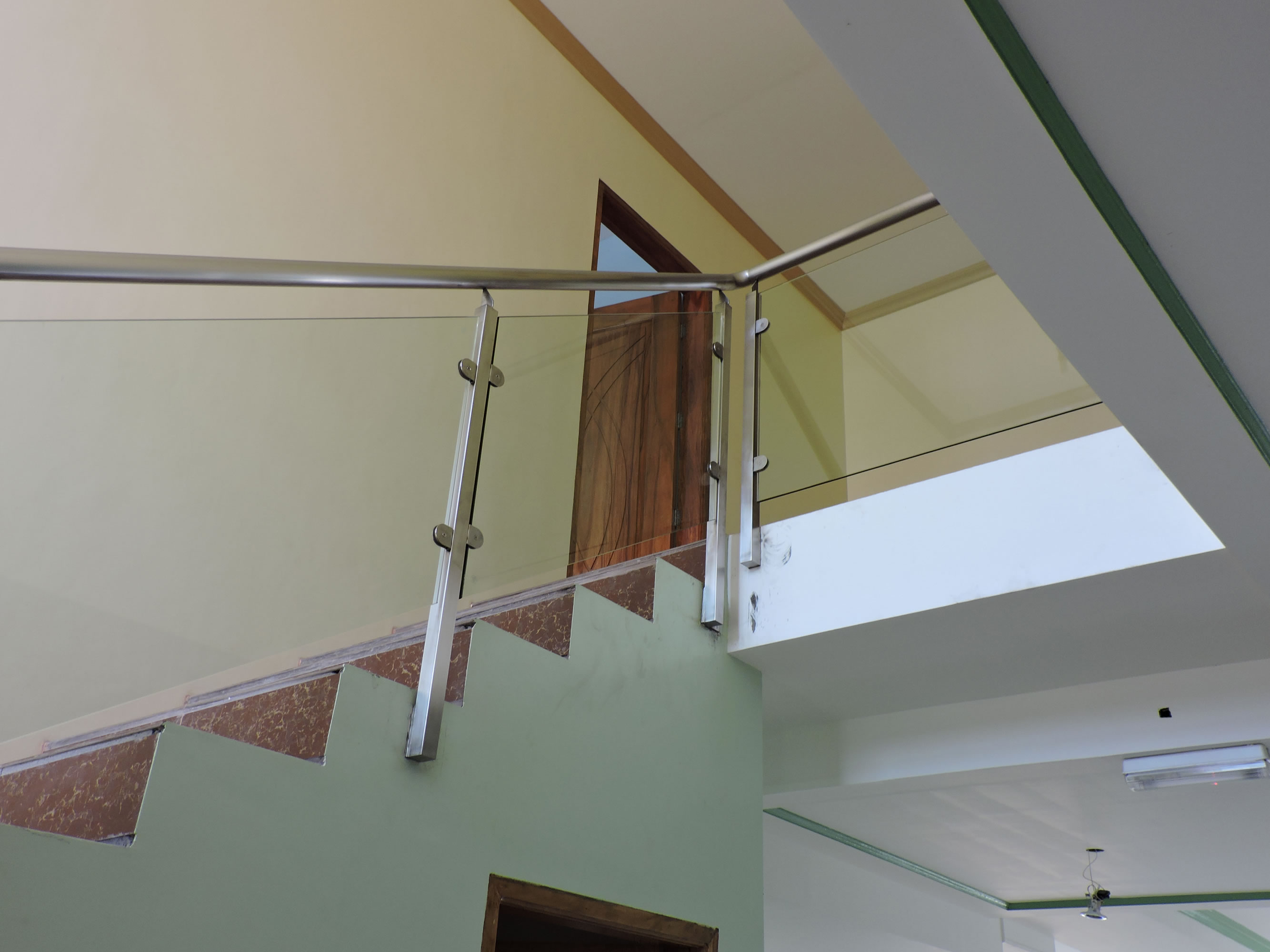 Glass Stair Railing Biocol Albay Philippines