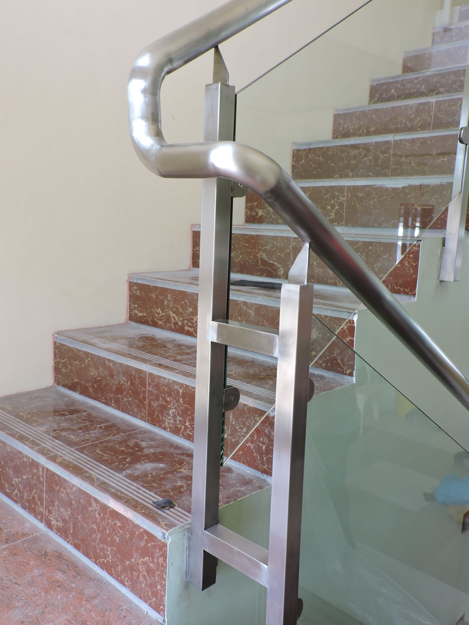 Glass Stair Railing Biocol Albay Philippines