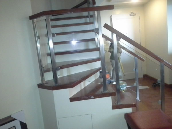 Stair Glass Clear Tempered Stair Glass Clear Tempered